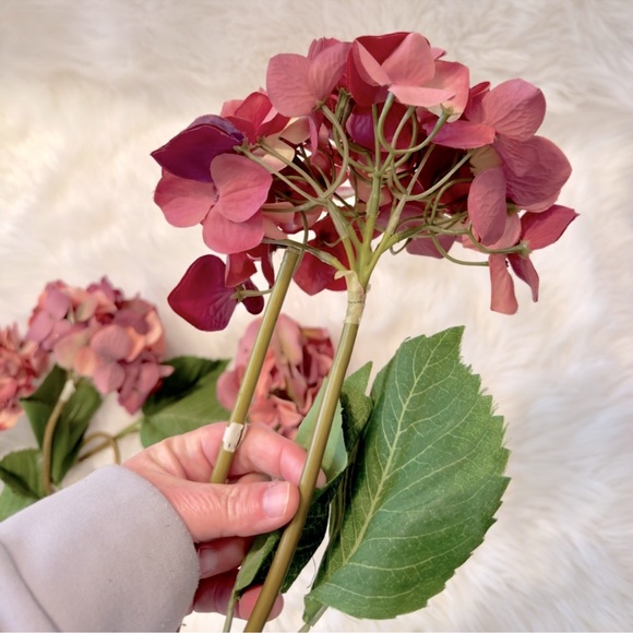 Blush Pink Roses Peonies Floral Green Leaves Wedding Dining Table Arrangement #4 - Picture 6 of 9